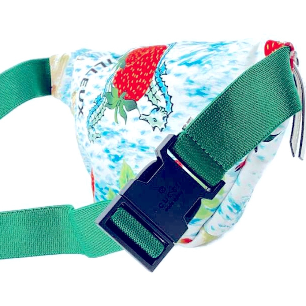 Gucci Multicolor Crossbody sling bum waist Bag with Strawberry Design seahorse - Picture 6 of 16